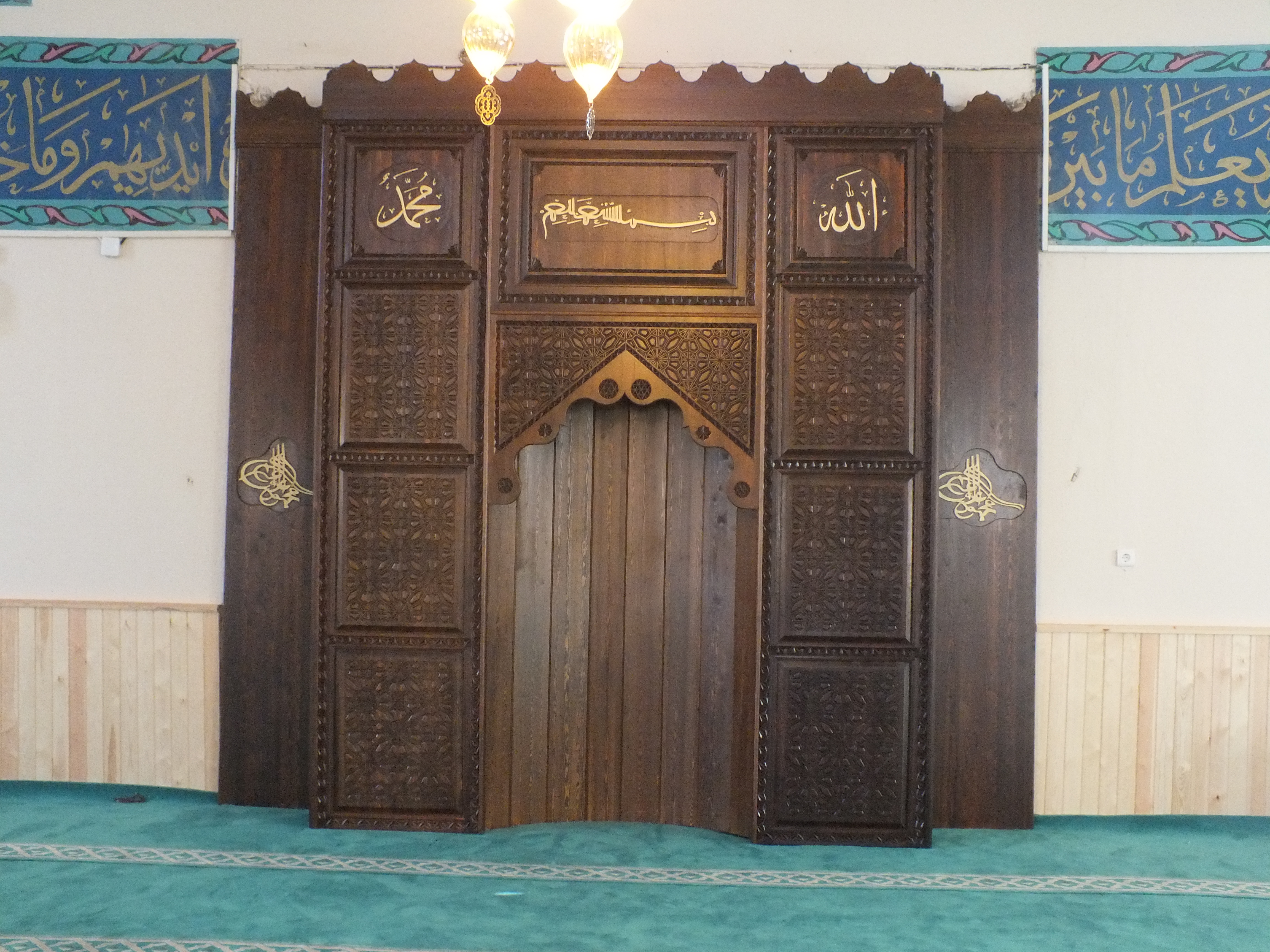 kastamonu ahşap cami mobilyaları