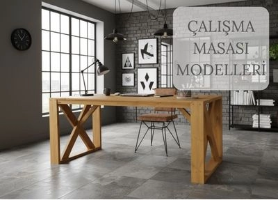 Ahşap Çalışma Masası