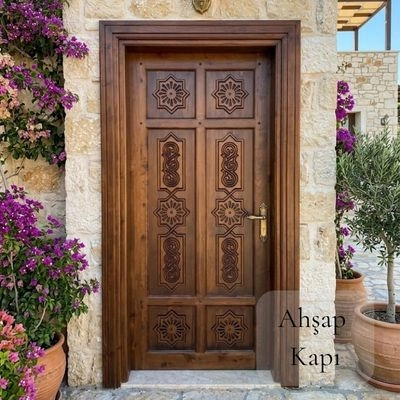 Ahşap Oymalı Kapı