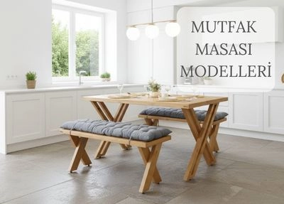 Ahşap Mutfak Masası