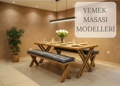 Ahşap Yemek Masası