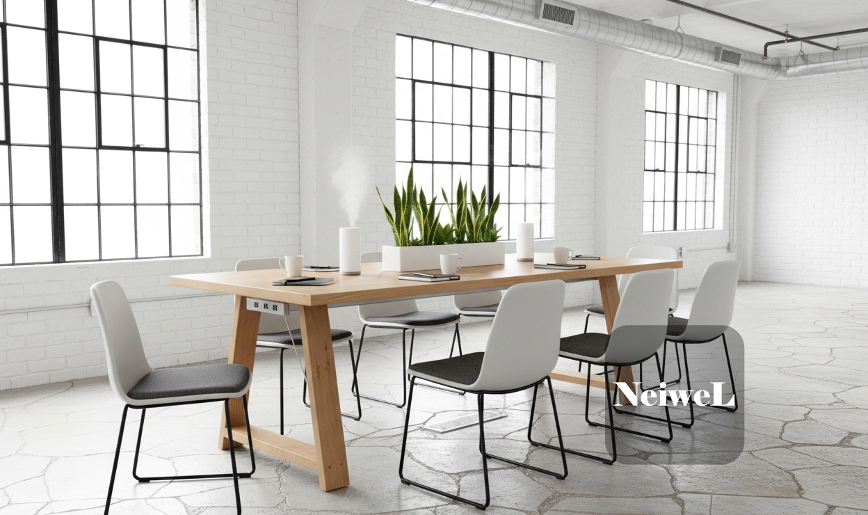 Neiwel Dove Doğal Ahşap Toplantı Masası