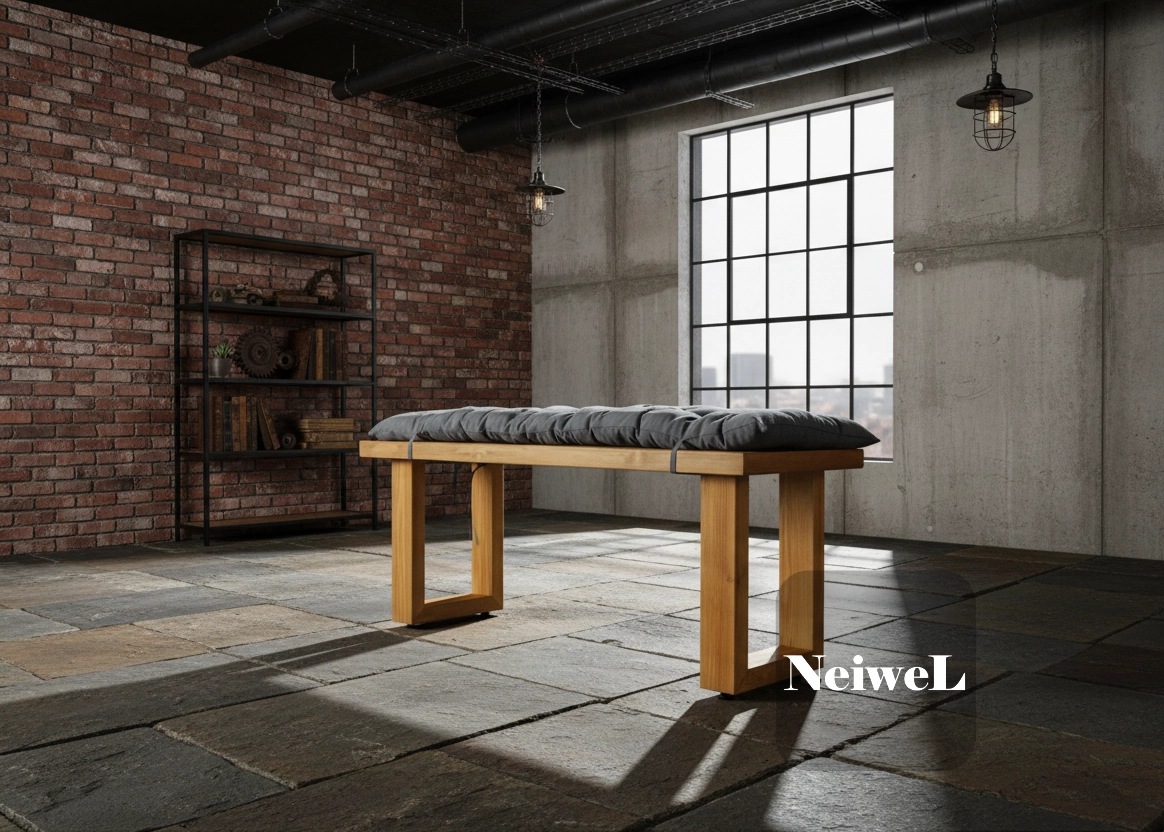 Neiwel Arwes Doğal Ahşap Bank