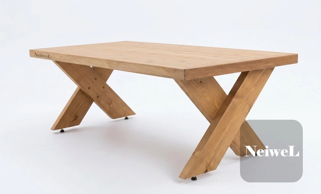 Neiwel Garden Raiz Nef Doğal Ahşap Bahçe Sehpa