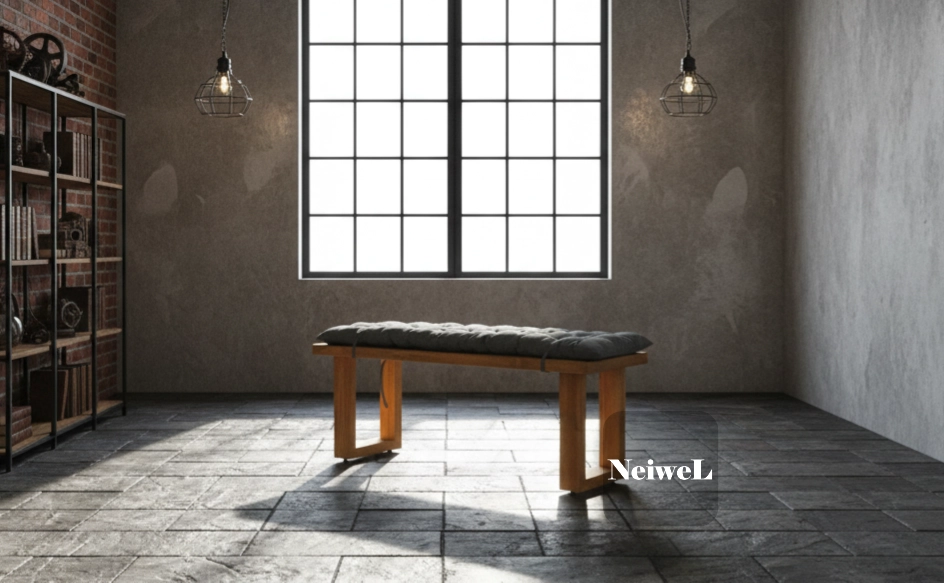 Neiwel Arwes Doğal Ahşap Bank