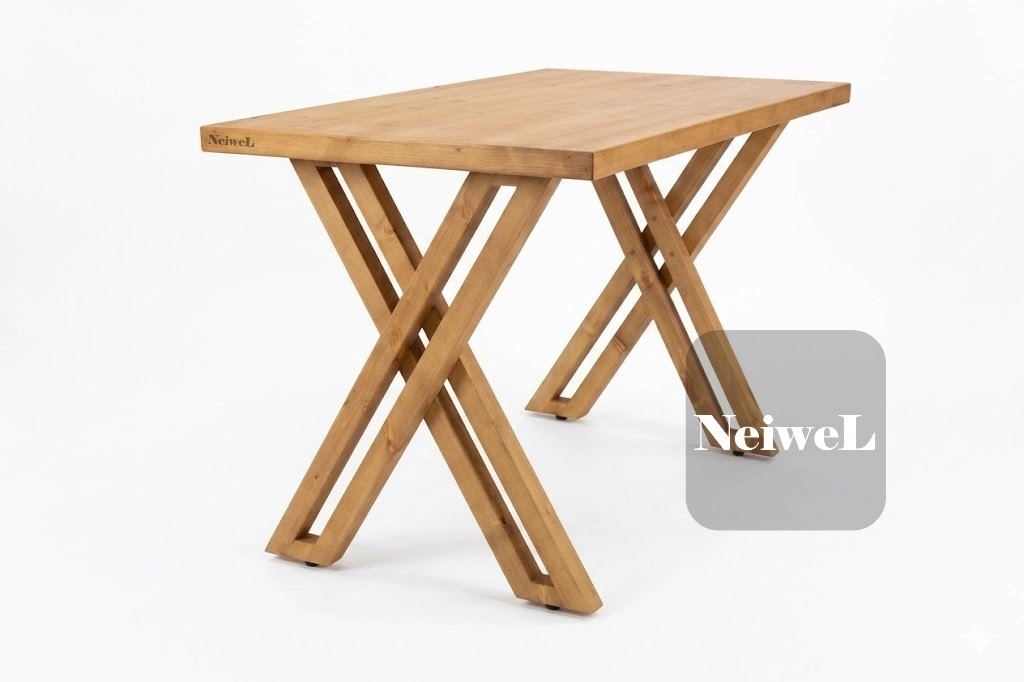 Neiwel Riva Doğal Ahşap Çalışma Masası