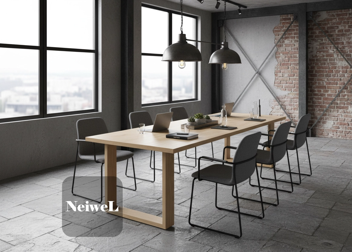Neiwel Vean Doğal Ahşap Toplantı Masası