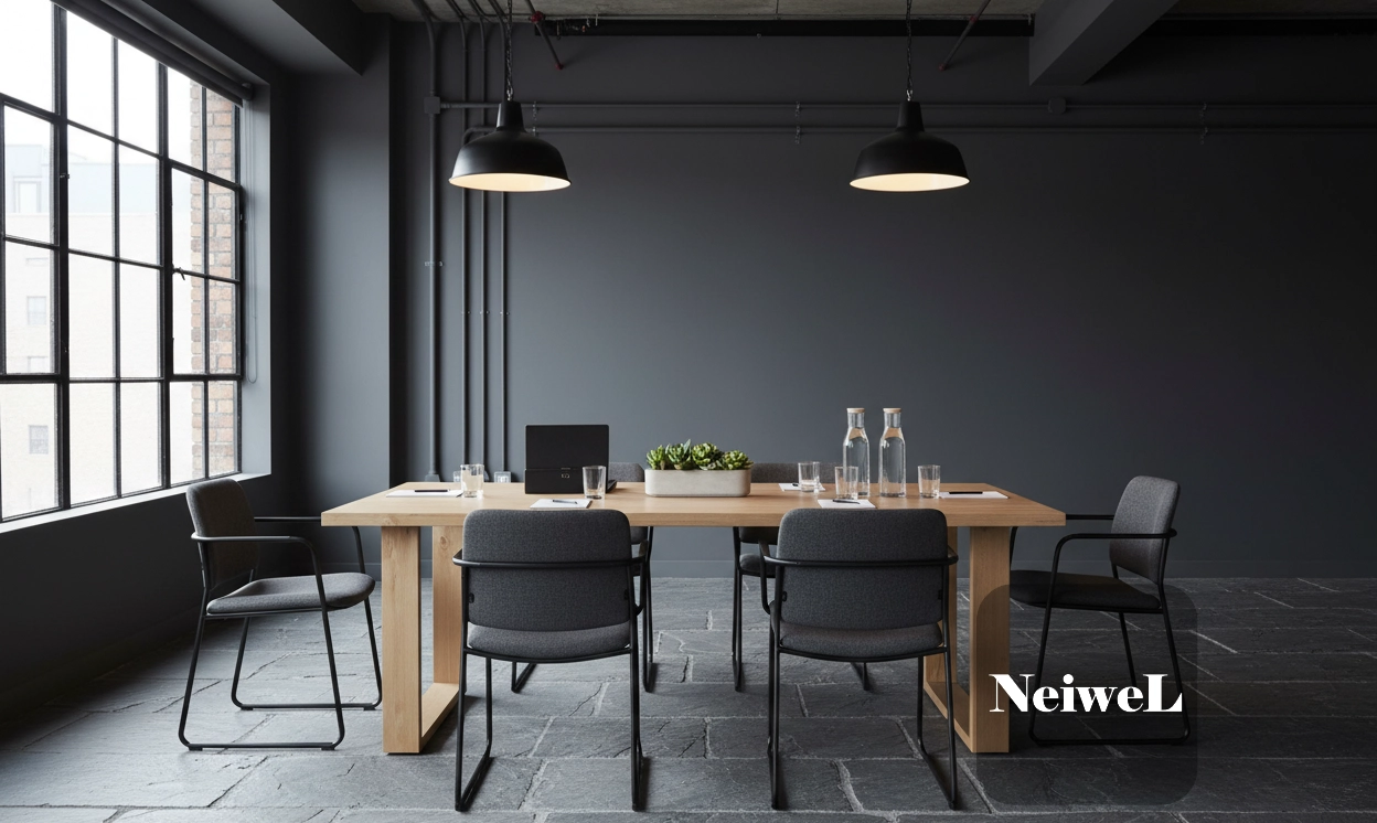 Neiwel Doi Doğal Ahşap Toplantı Masası
