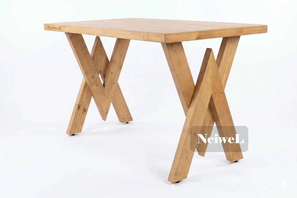 Neiwel Asur Doğal Ahşap Çalışma Masası