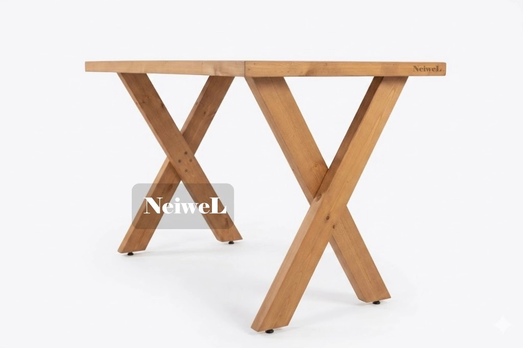 Neiwel Enax Doğal Ahşap Çalışma Masası