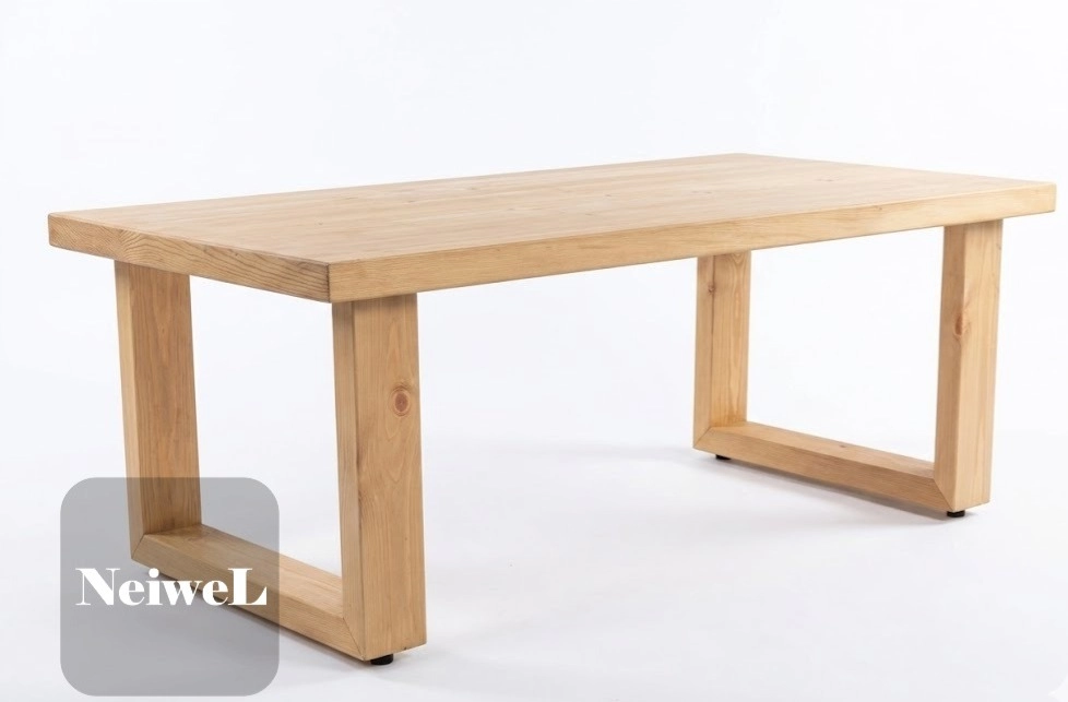 Neiwel Garden Roza Doğal Ahşap Bahçe Sehpa