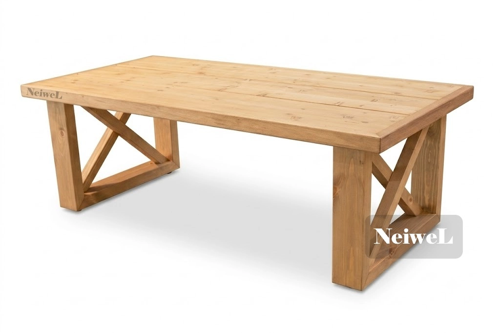 Neiwel Garden Raiz Doğal Ahşap Bahçe Sehpa