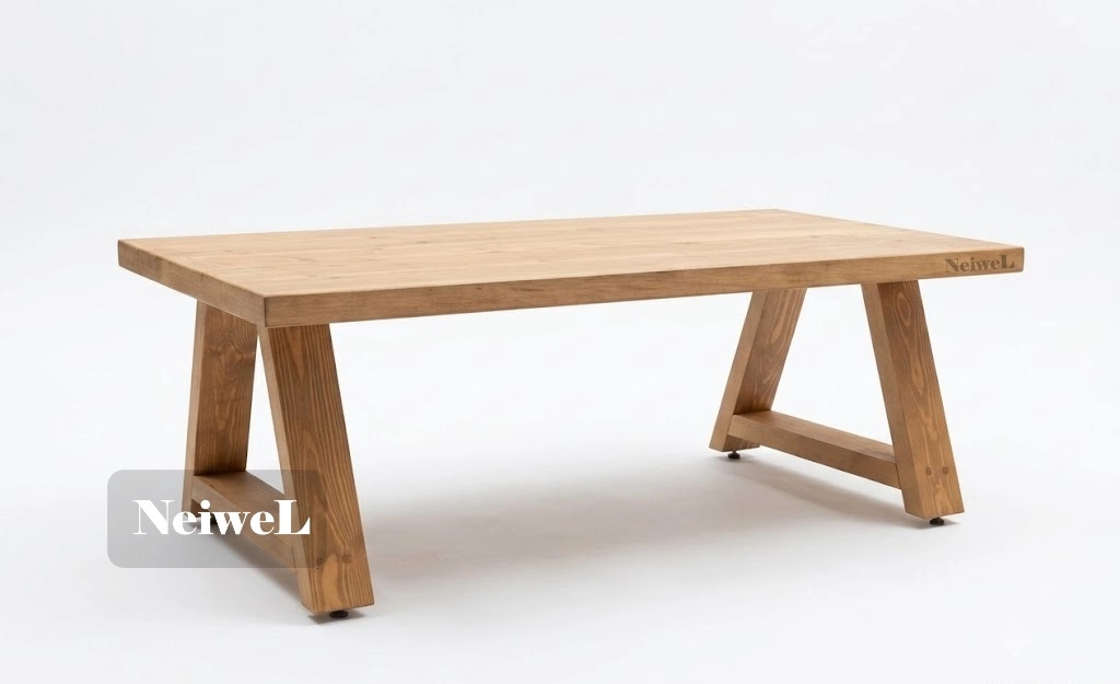 Neiwel Garden Lean Doğal Ahşap Bahçe Sehpa