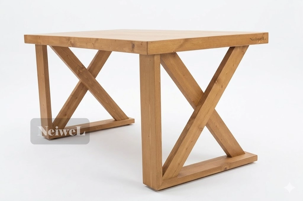 Neiwel Wood Doğal Ahşap Çalışma Masası