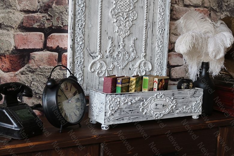 Neiwel Vintage Alron Eskitme Beyaz Kutu