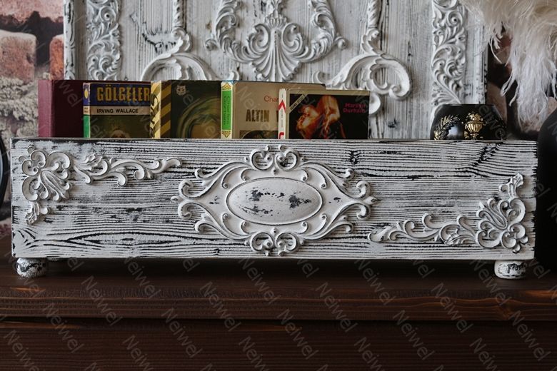Neiwel Vintage Alron Eskitme Beyaz Kutu