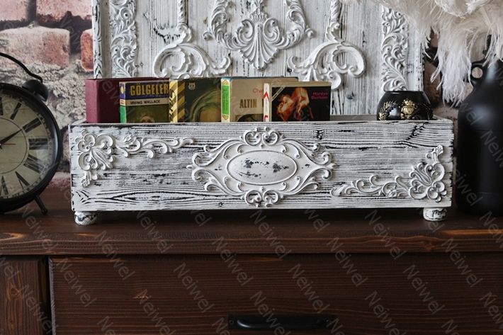 Neiwel Vintage Alron Eskitme Beyaz Kutu