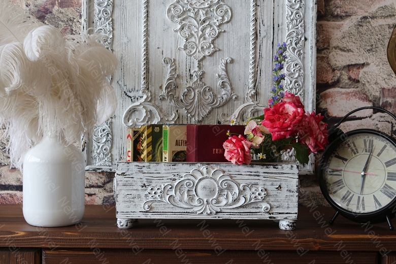 Neiwel Vintage Bella Eskitme Beyaz Kutu