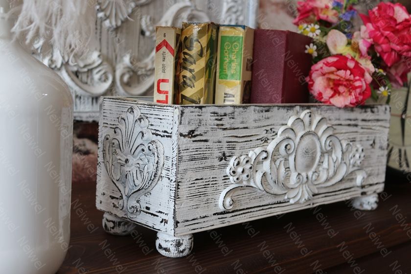 Neiwel Vintage Bella Eskitme Beyaz Kutu