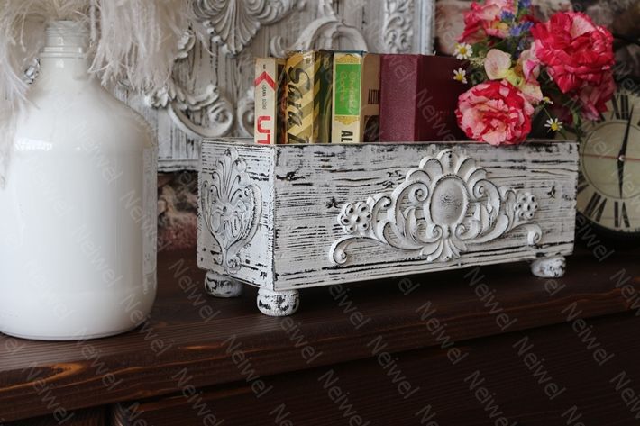 Neiwel Vintage Bella Eskitme Beyaz Kutu