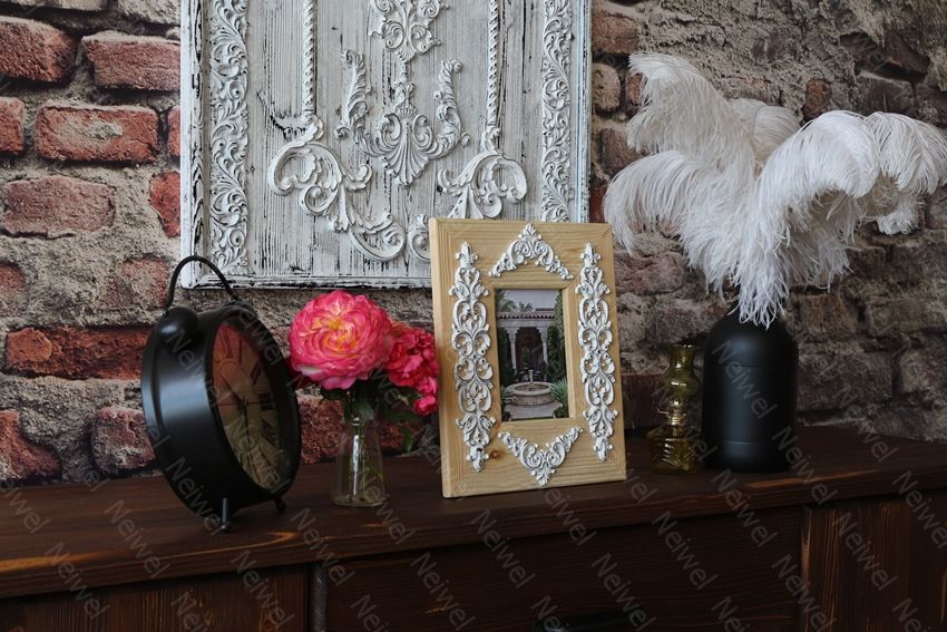 Neiwel Vintage Datca Naturel Resim ve Ayna Çerçevesi