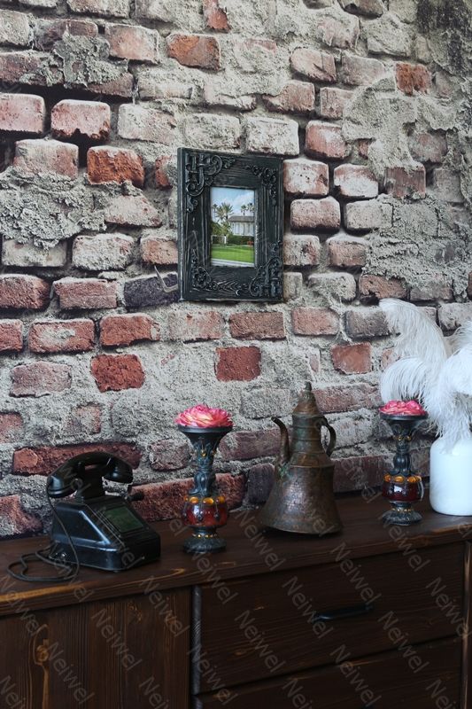 Neiwel Vintage Didim B Eskitme Siyah Resim ve Ayna Çerçevesi