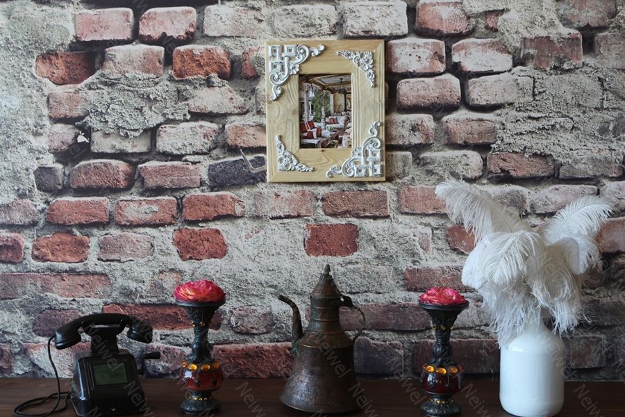 Neiwel Vintage Didim B Naturel Resim ve Ayna Çerçevesi