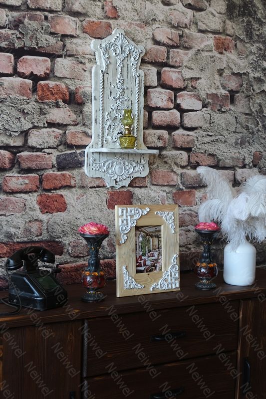 Neiwel Vintage Didim Naturel Resim ve Ayna Çerçevesi