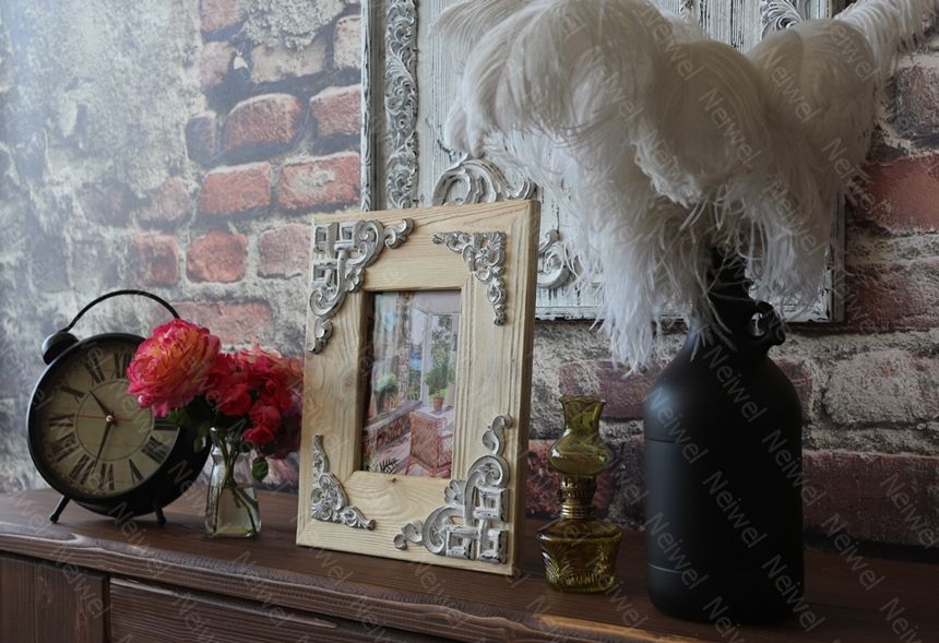 Neiwel Vintage Didim Naturel Resim ve Ayna Çerçevesi