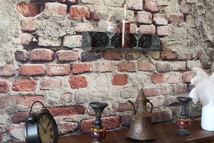 Neiwel Vintage Doa Wel Eskitme Beyaz Bar Raf