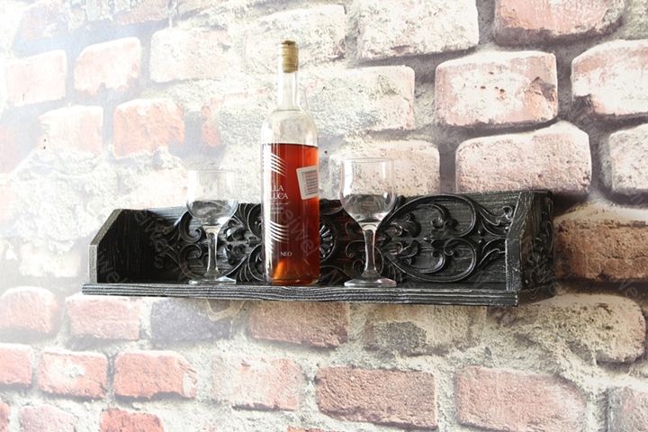 Neiwel Vintage Doa Wel Eskitme Beyaz Bar Raf