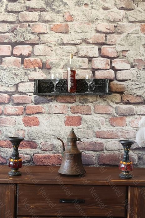 Neiwel Vintage Duen Nio Eskitme Siyah Bar Raf