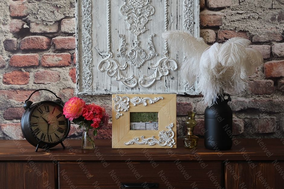 Neiwel Vintage Elsa Naturel Resim ve Ayna Çerçevesi