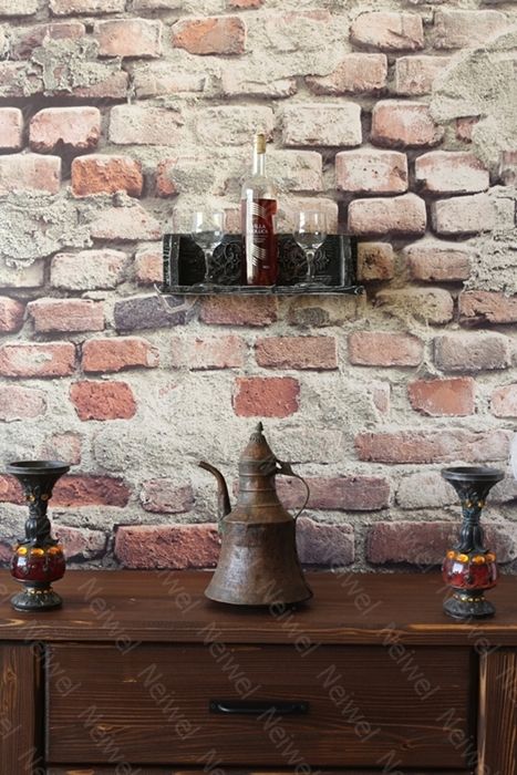 Neiwel Vintage Elsa Mina Eskitme Siyah Bar Raf