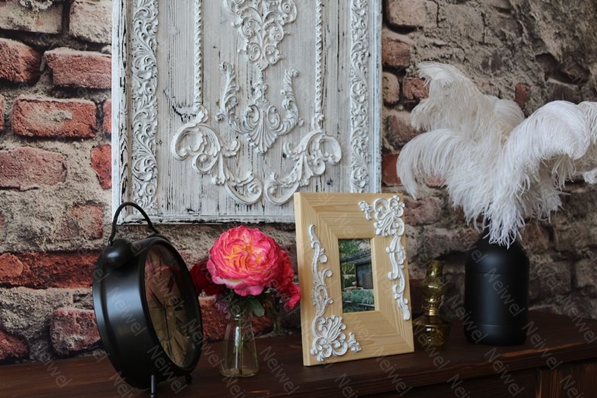 Neiwel Vintage Elsa Naturel Resim ve Ayna Çerçevesi