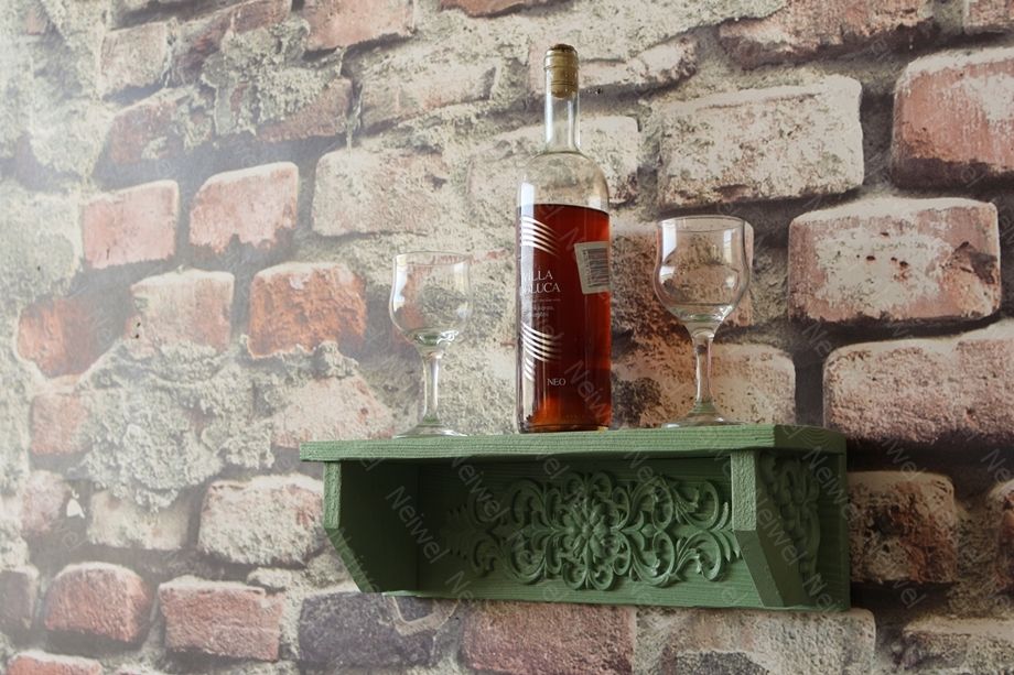 Neiwel Vintage Elsa Yeşil Bar Raf