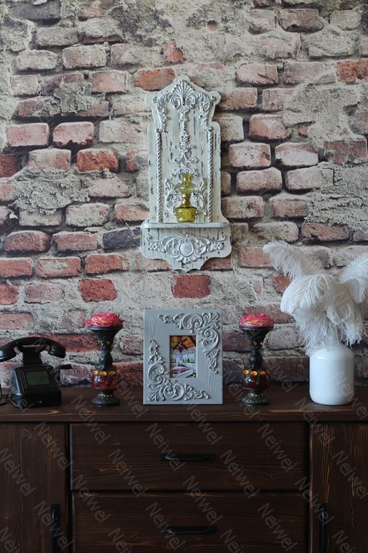 Neiwel Vintage Etna Antrasit Resim ve Ayna Çerçevesi