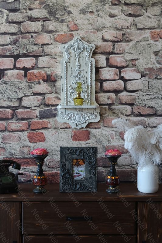 Neiwel Vintage Etna Eskitme Siyah Resim ve Ayna Çerçevesi