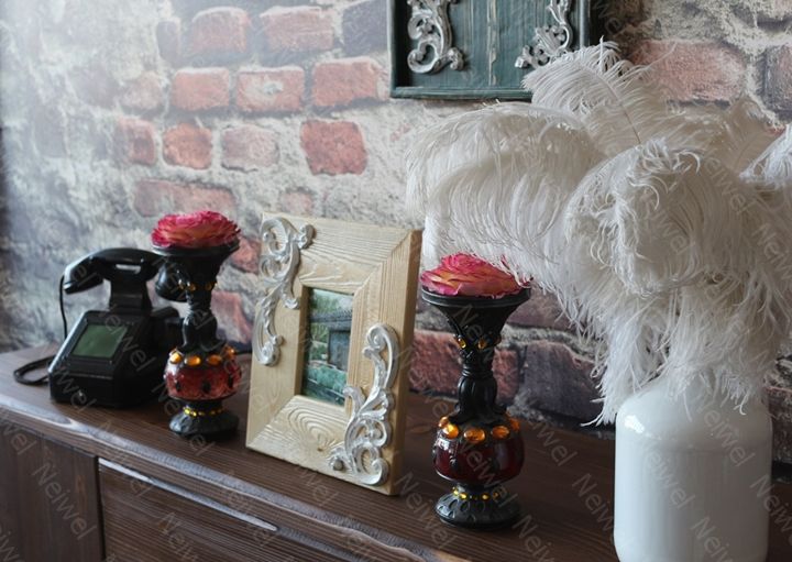 Neiwel Vintage Eyna Naturel Resim ve Ayna Çerçevesi