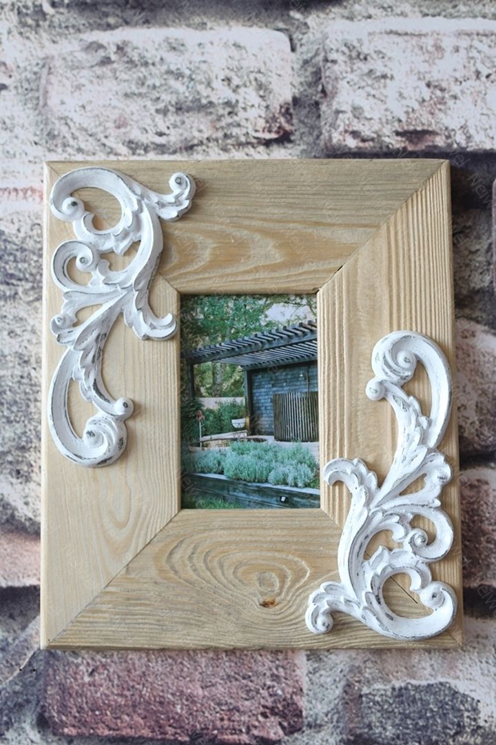 Neiwel Vintage Eyna Naturel Resim ve Ayna Çerçevesi