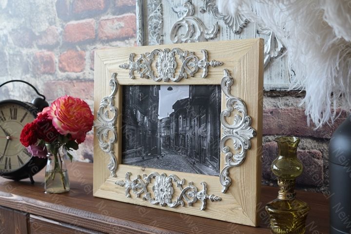 Neiwel Vintage Flora B Naturel Resim ve Ayna Çerçevesi