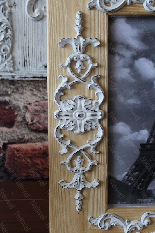 Neiwel Vintage Flora Naturel Resim ve Ayna Çerçevesi