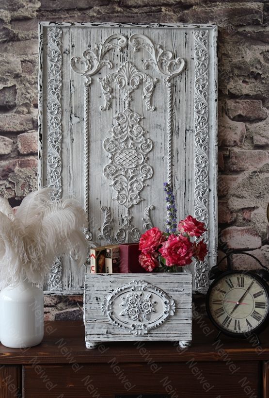 Neiwel Vintage Levni Eskitme Beyaz Kutu