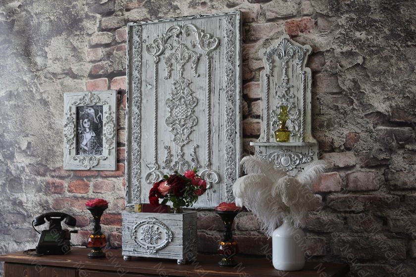 Neiwel Vintage Levni Eskitme Beyaz Kutu