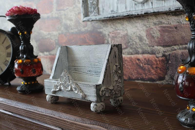 Neiwel Vintage Liva Eskitme Beyaz Stand Raf