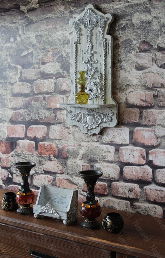 Neiwel Vintage Liva Eskitme Beyaz Stand Raf