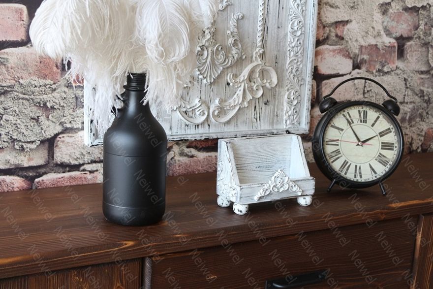 Neiwel Vintage Liva Eskitme Beyaz Stand Raf