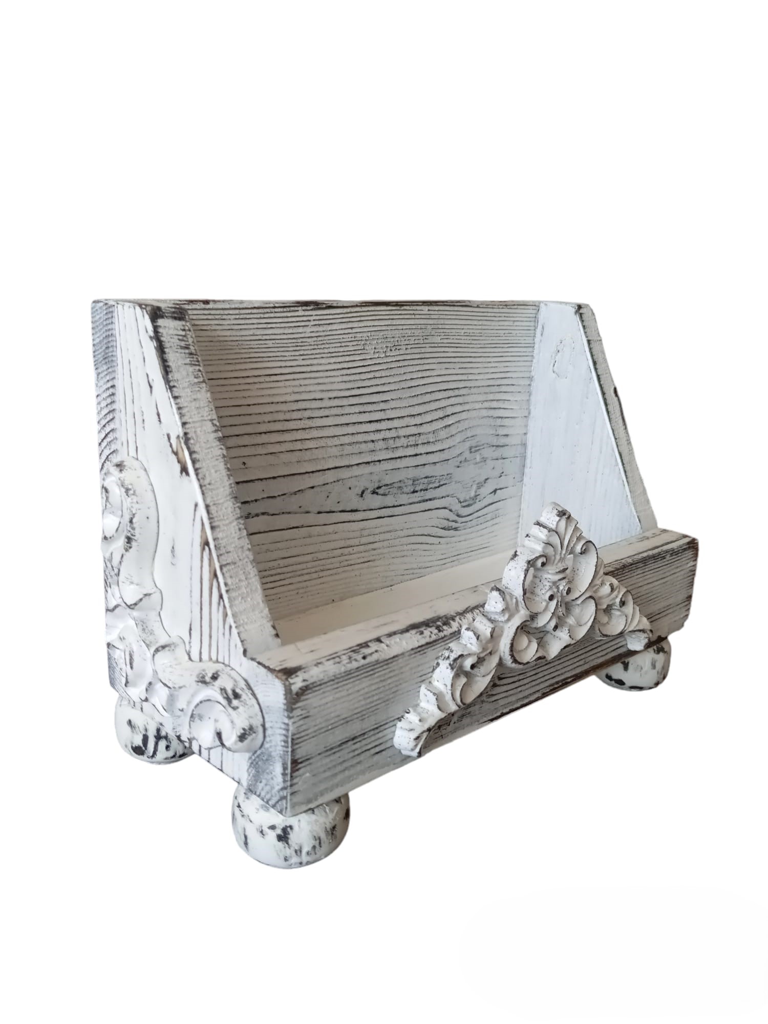 Neiwel Vintage Liva Eskitme Beyaz Stand Raf