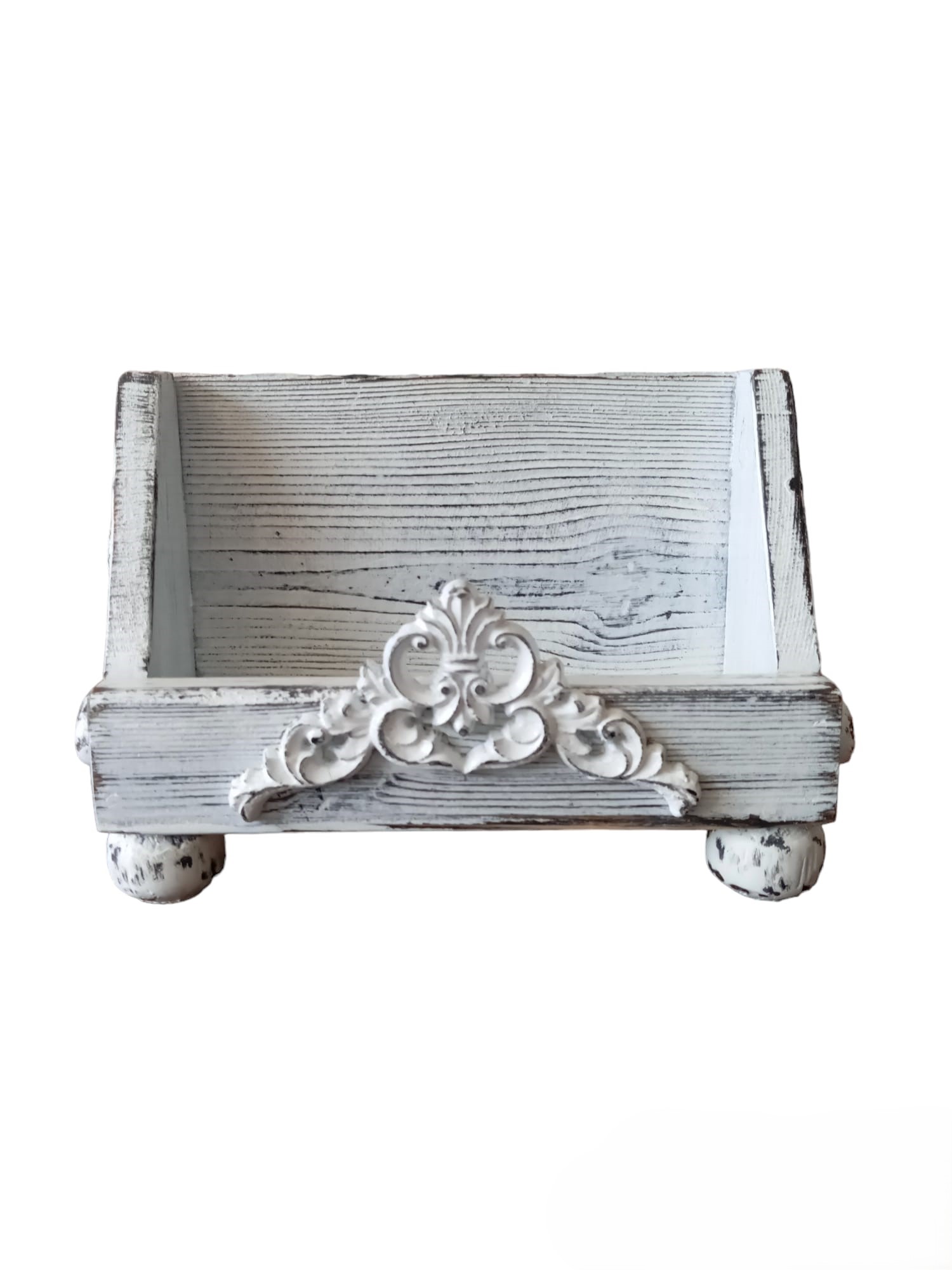 Neiwel Vintage Liva Eskitme Beyaz Stand Raf