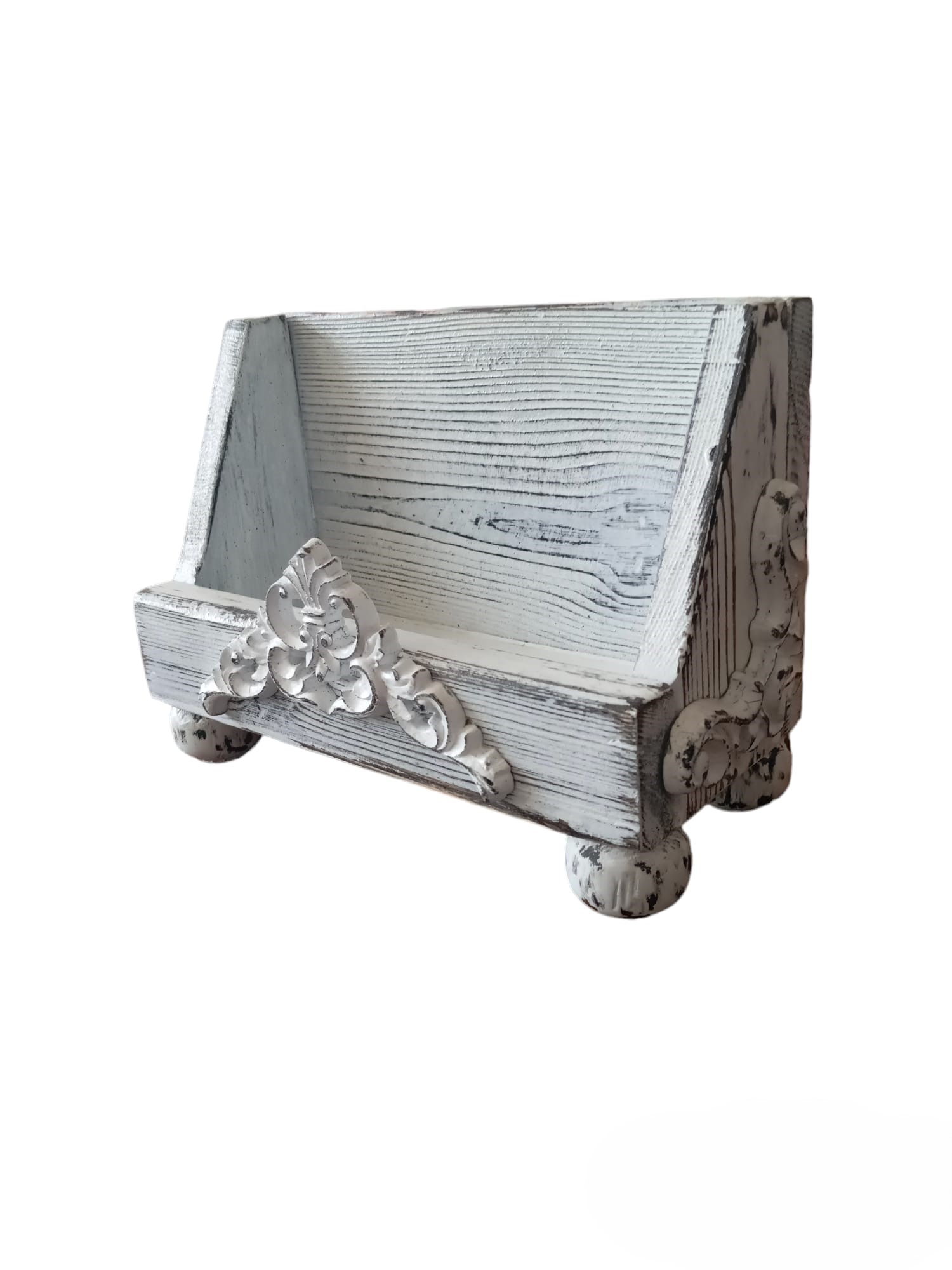 Neiwel Vintage Liva Eskitme Beyaz Stand Raf